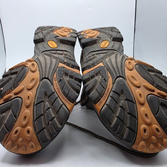 Merrell Moab Ventilator Mid Mens Size 11.5 Walnut Brown Hiking Boots Camping - Picture 10 of 13